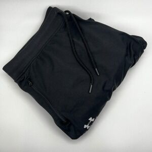 Under Armour Jogger Pants Mens 2XL Black Excellent‎ Loose Fit Fleece Sweatpants